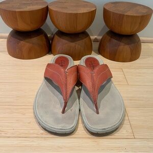 Cole Haan Nike Series orange leather upper